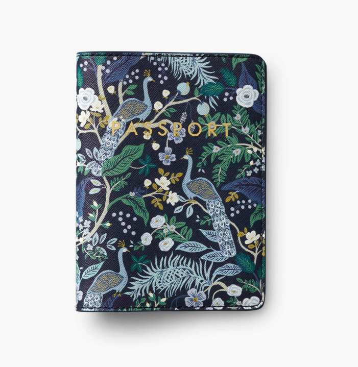 Peacock Passport Holder