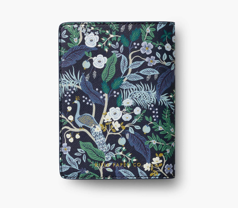 Peacock Passport Holder