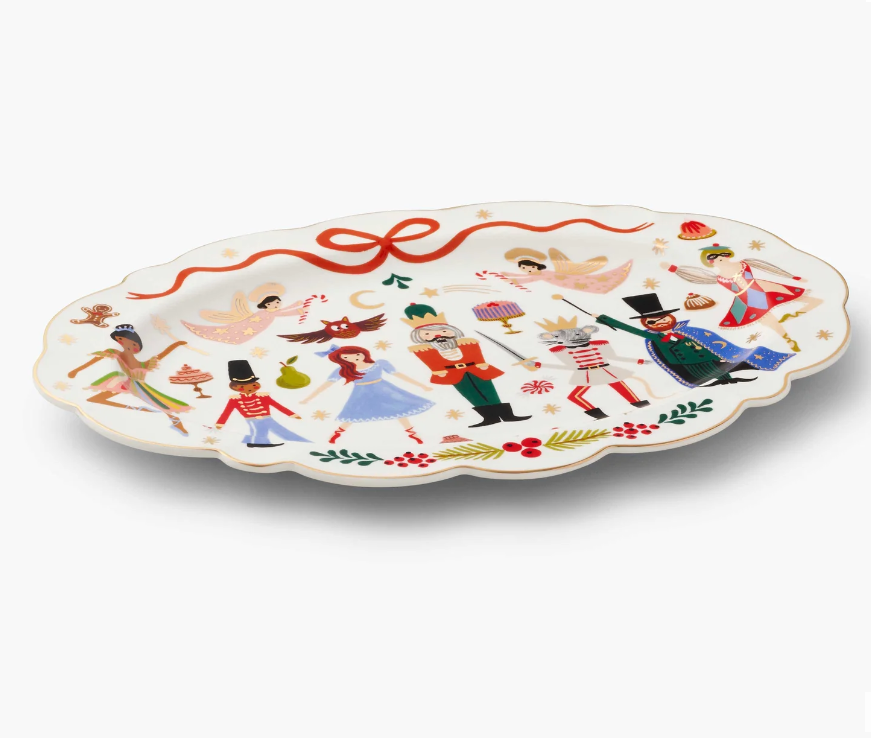 Nutcracker Large Porcelain Serving Platter