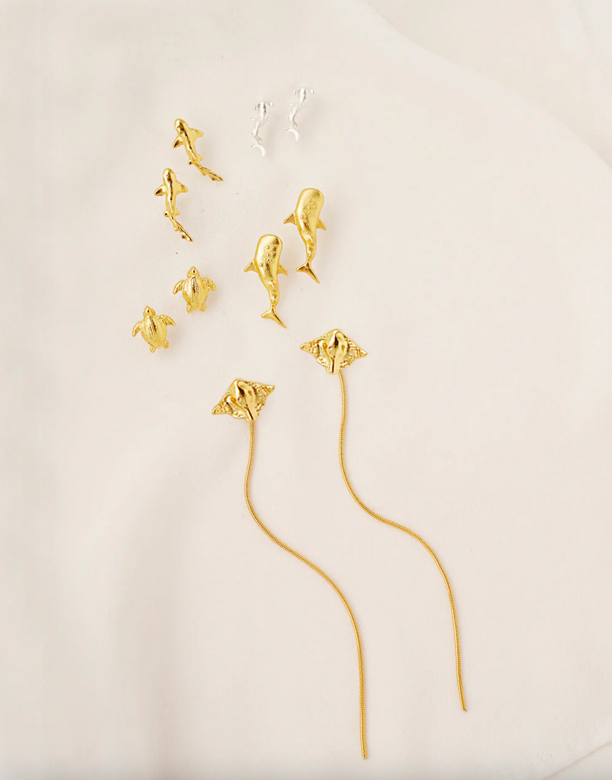 Set de 5 Aretes Océanos