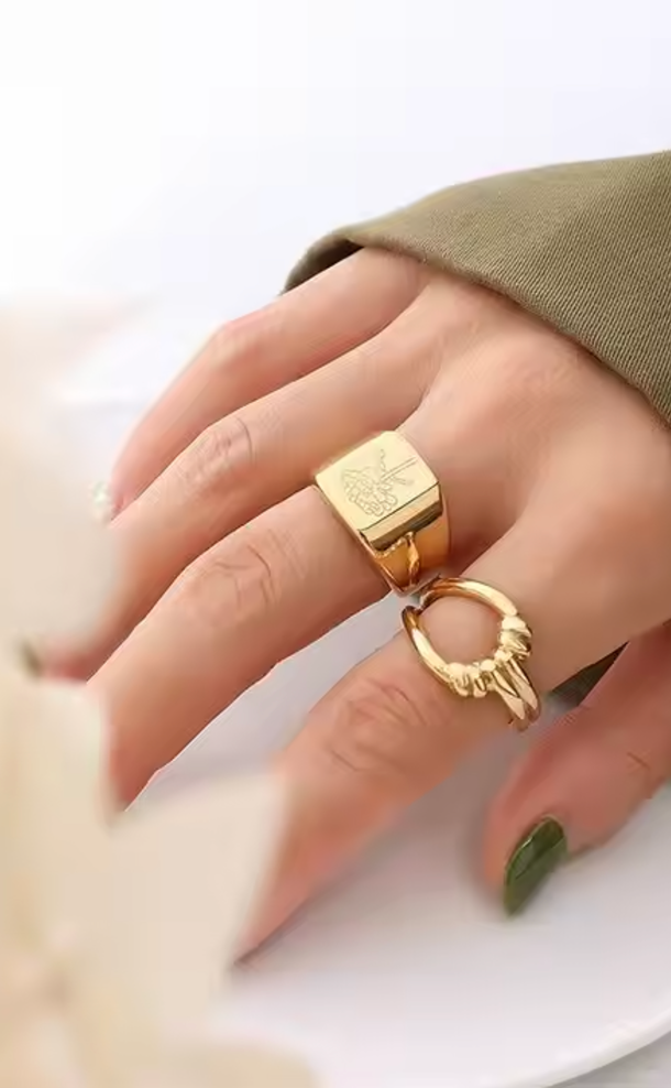 Rosa Gold Ring