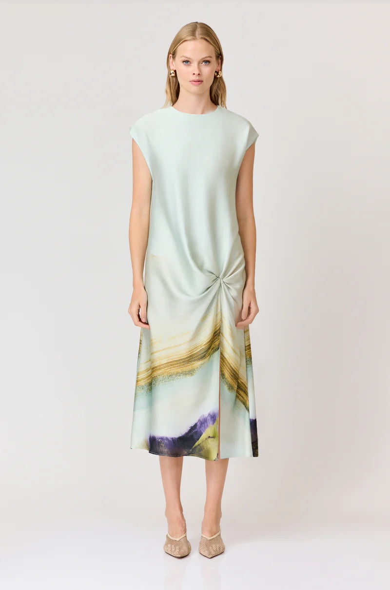 Willow Satin Midi Dress