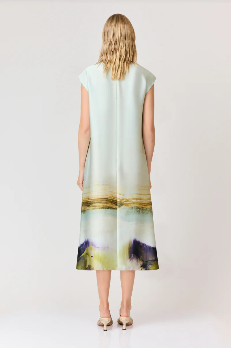 Willow Satin Midi Dress