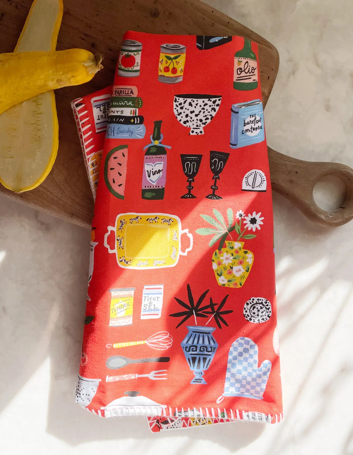 Kitchen Shelf Tea Towel