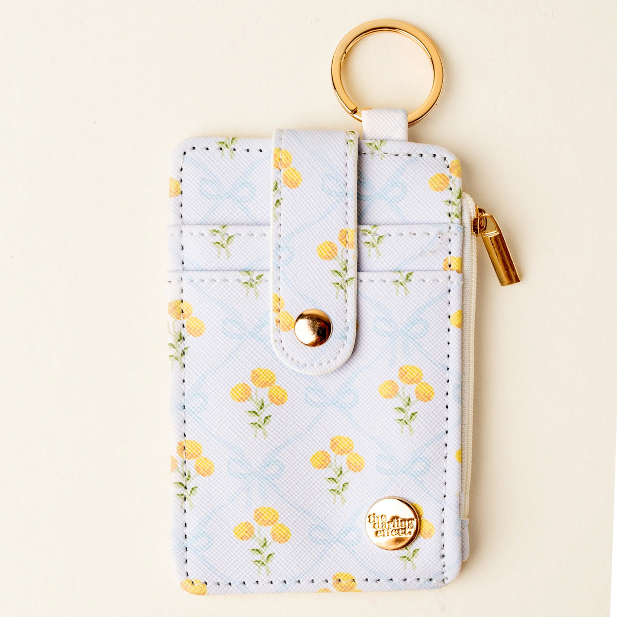 Keychain Wallet - Marigold Lane Blue
