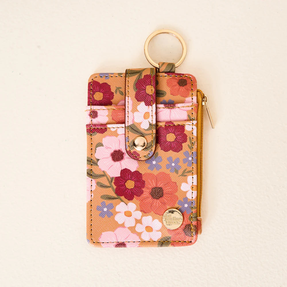 Keychain Wallet - Wild About You Cream