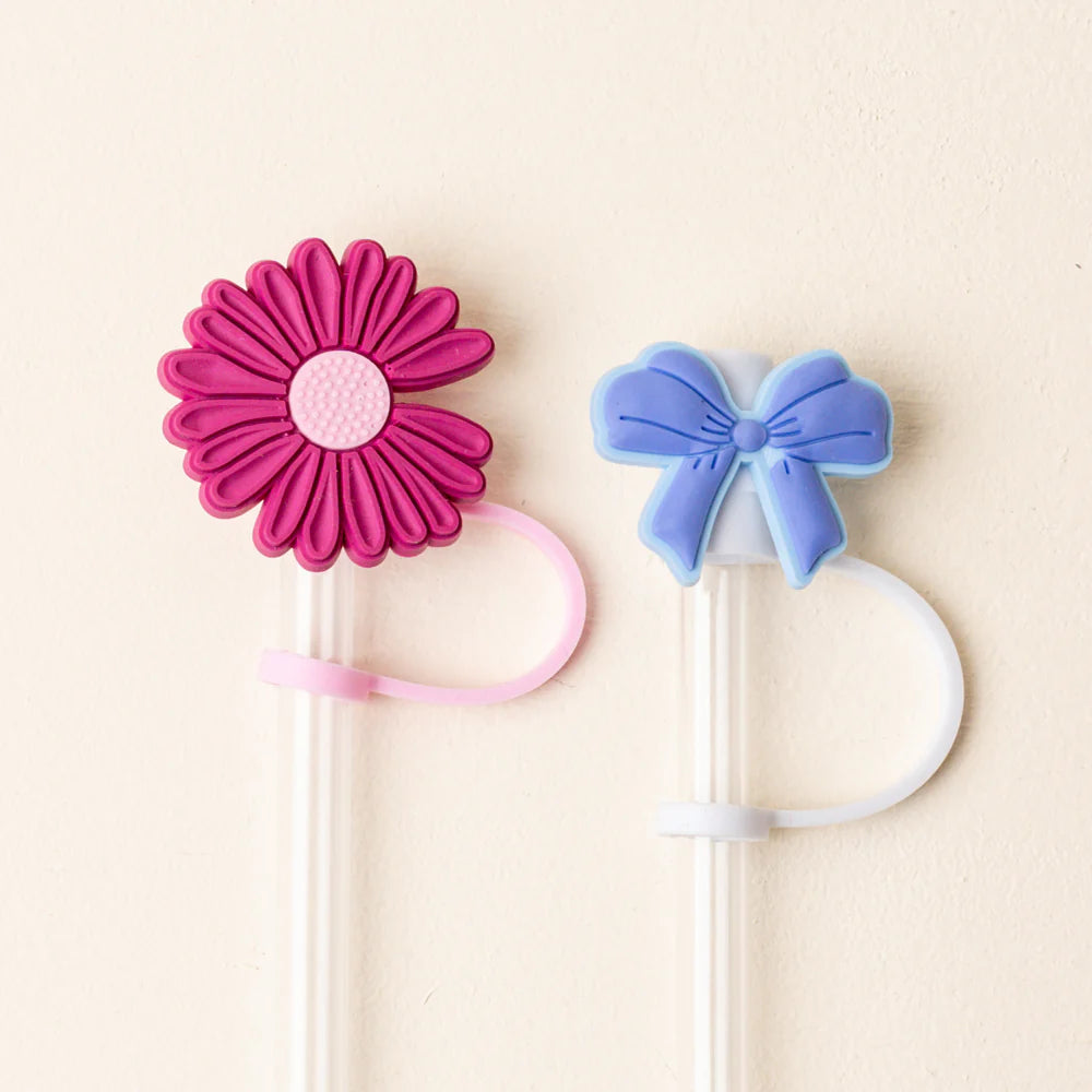 Straw Topper Set - Wildberry