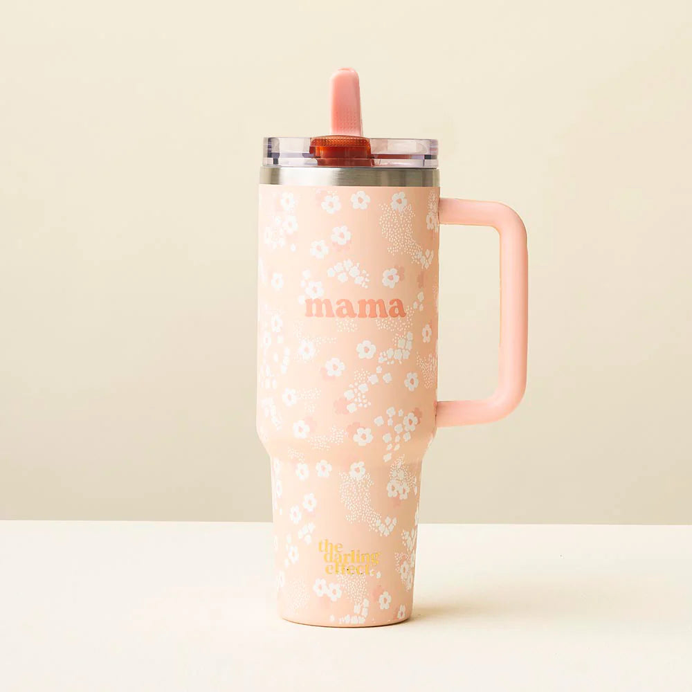 40 oz Lifestyle Flip Straw Tumbler - Mama Peach