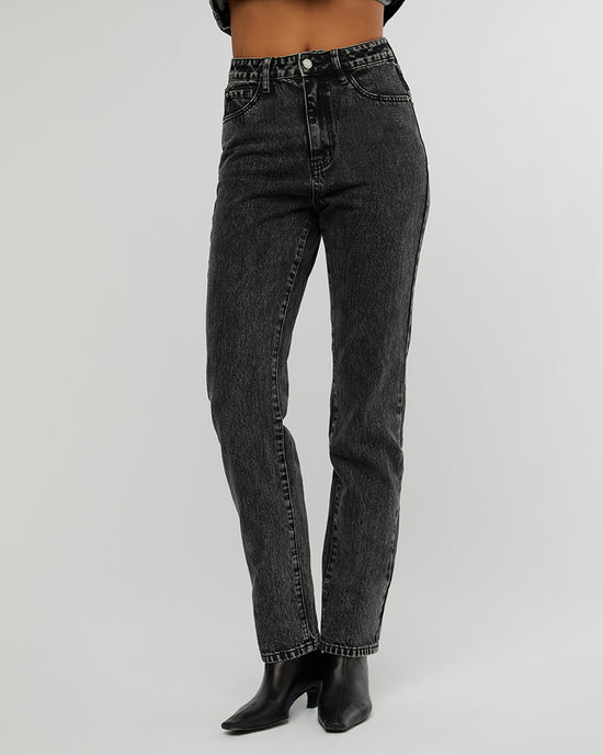 High Rise Relaxed Straight Leg Pants