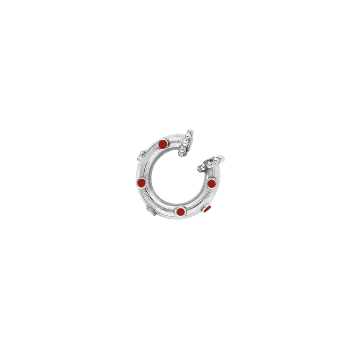 TRUFA CHUNKY EARCUFF PLATA