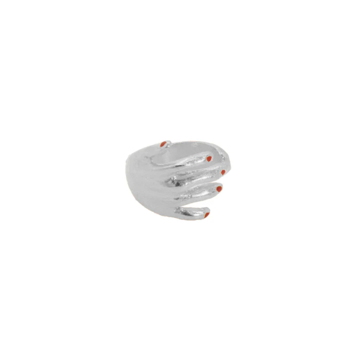 EARCUFF MANO PLATA