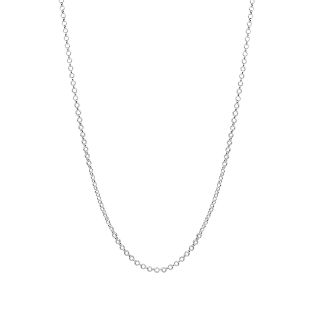 SINGLE CADENA PLATA 42CM