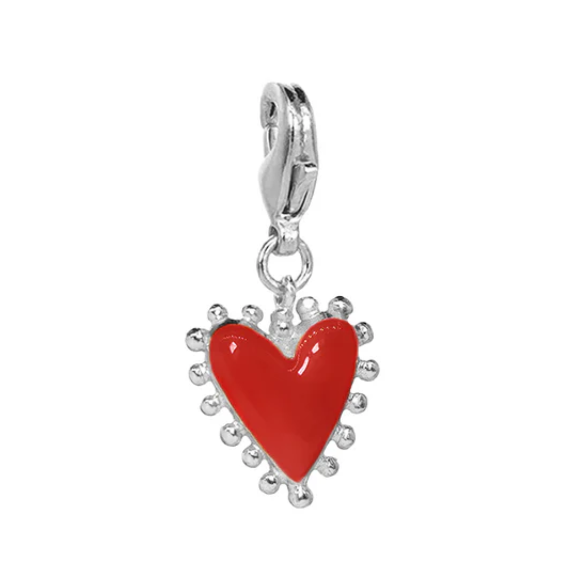 DIJE HEARTY HEART PLATA