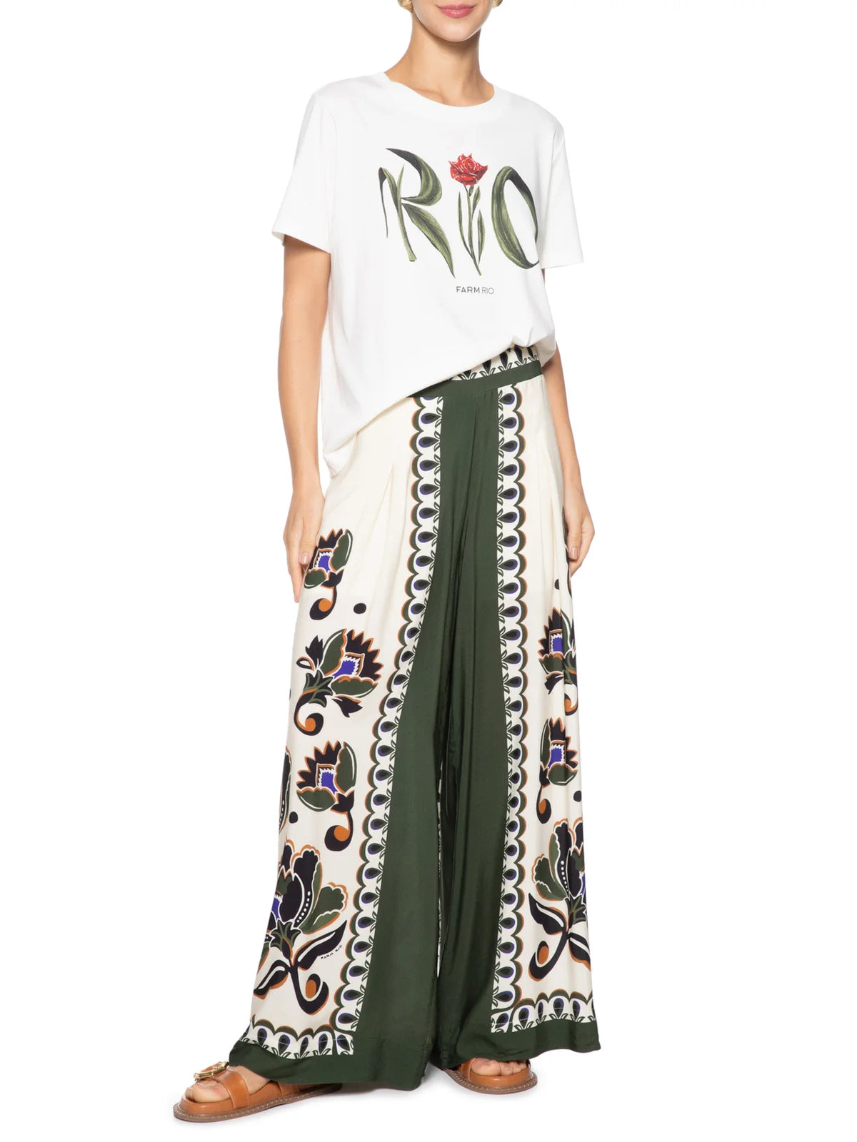 Calca Floral Arabesque