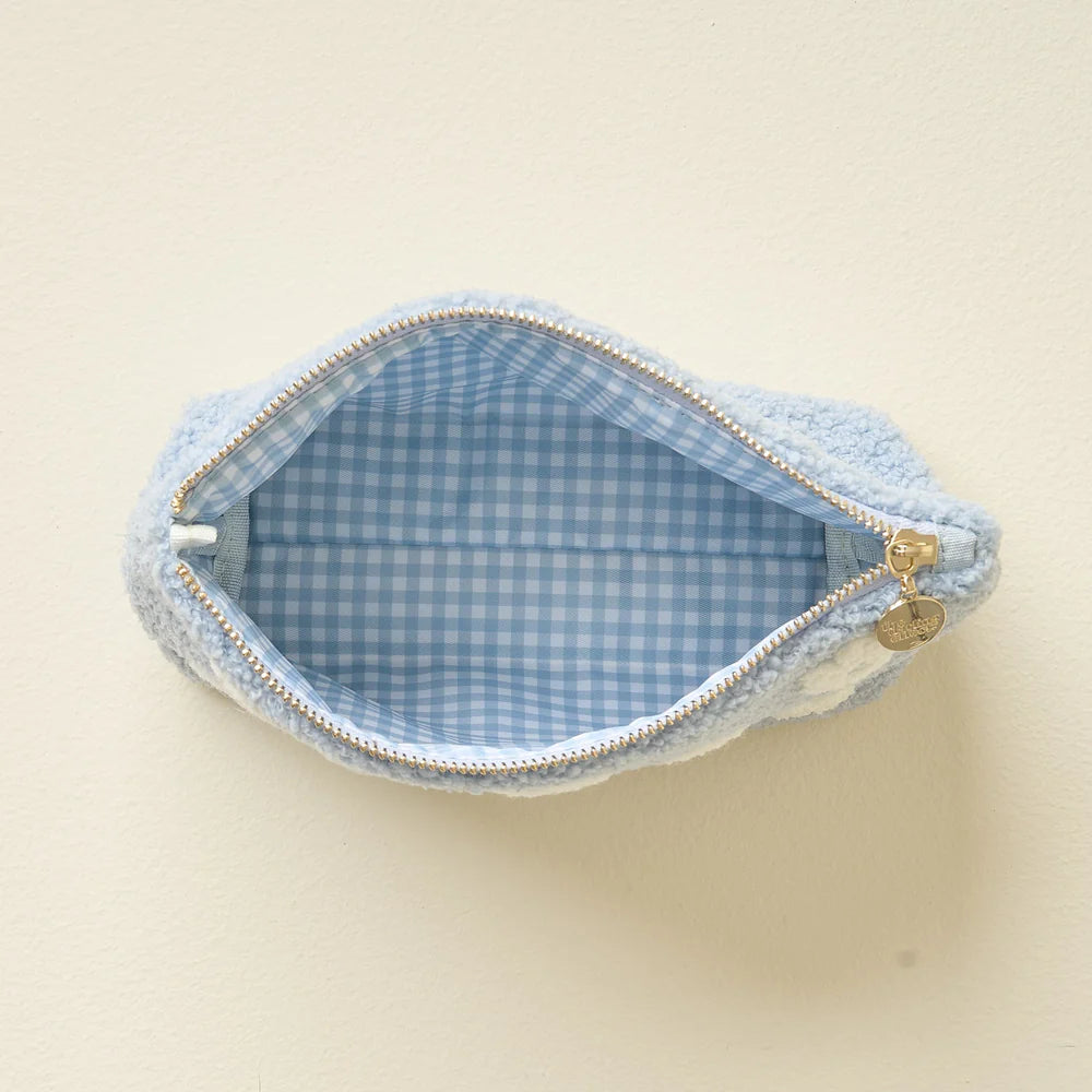 Teddy Pouch - Blue Flower