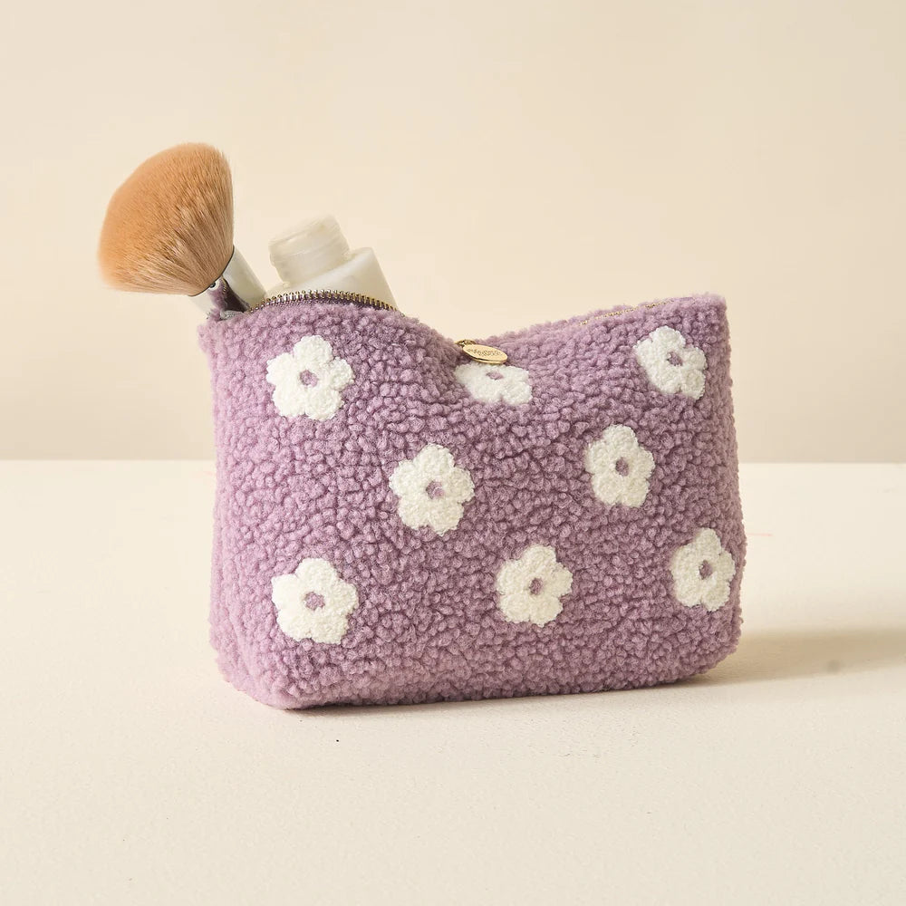 Teddy Pouch - Purple Flower