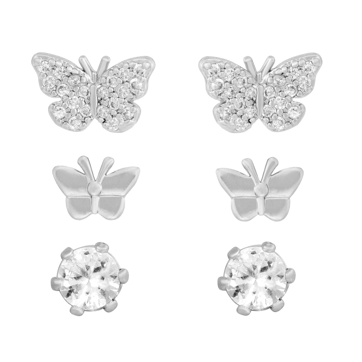 Butterfly Party Stud Set