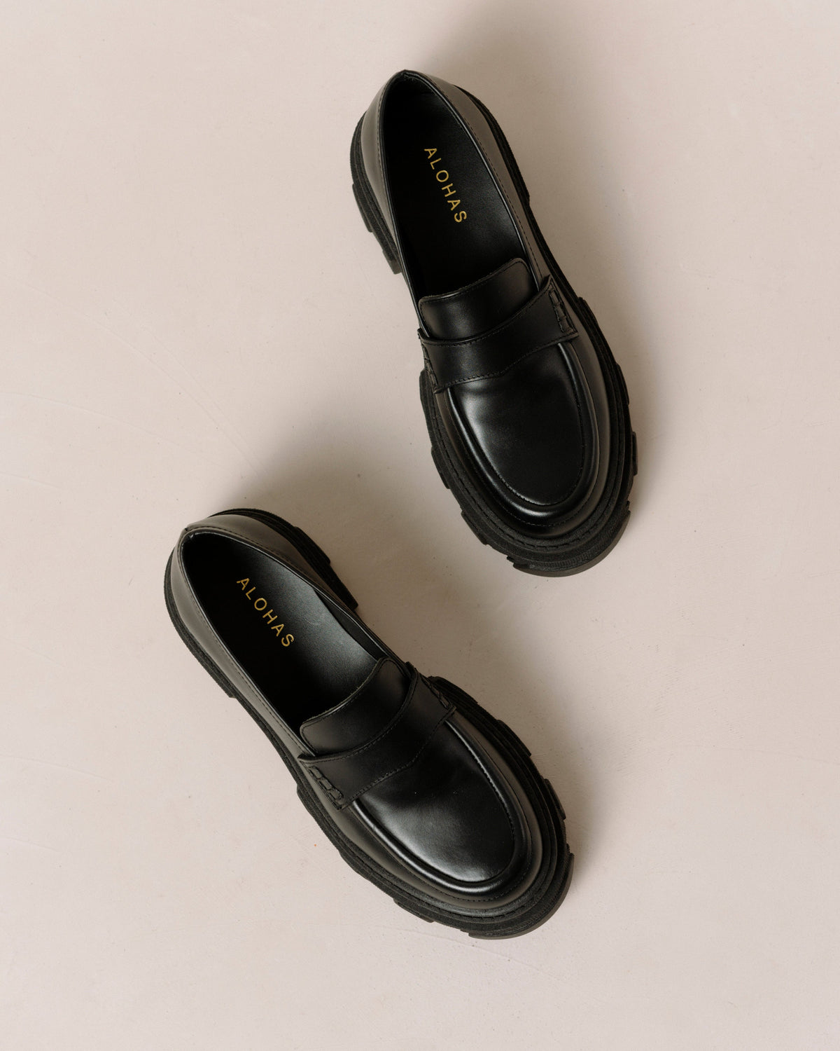 Trailblazer - Black Leather Loafers